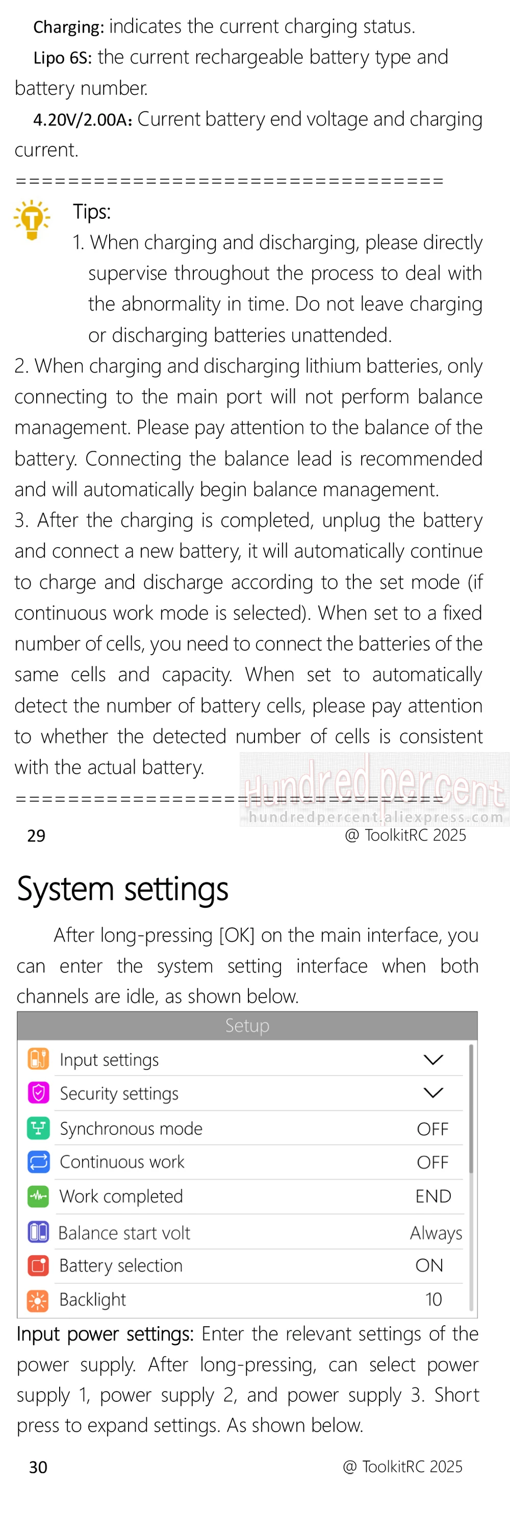 ToolkitRC M6DAC V2 Charger 1-6S Intelligent Control 2-Channel 2CH AC/DC BAT Model Toy Car Lithium BBattery Fast Charging Device