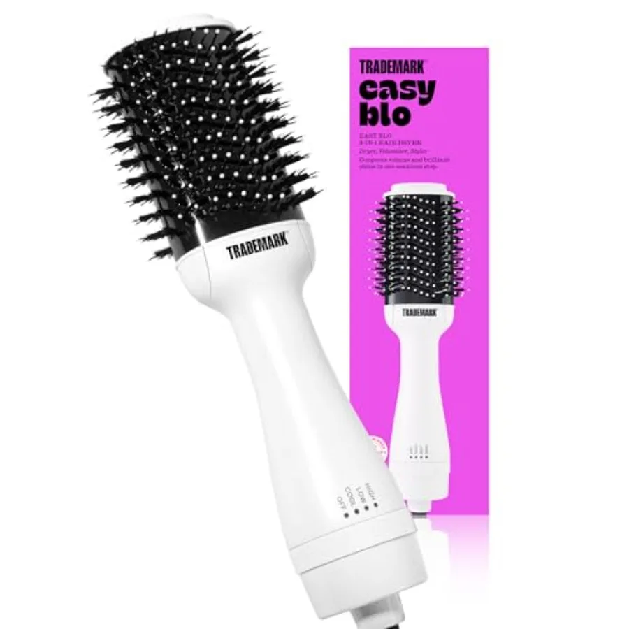 

Hair Dryer Brush in One, Blow Dryer Brush, Wet and Dry Hair, Anti-Frizz Ions, Smooths, Ceramic, Creates Volume, All Hair Types