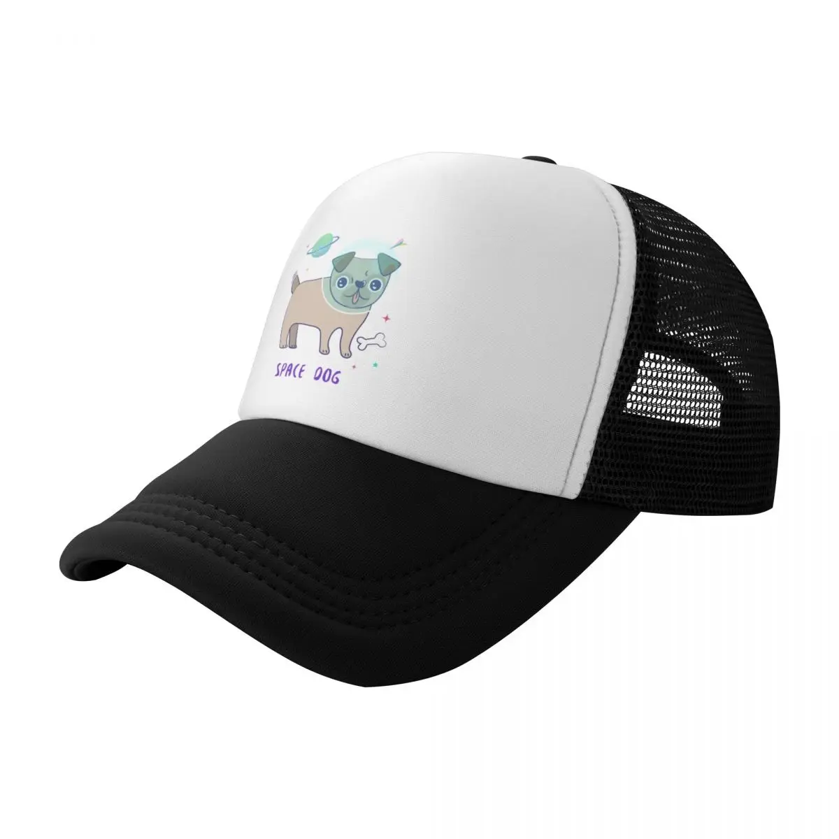 

Space Pug | Funny Pug Astronaut Space T-Shirt Baseball Cap western Hat Hat Man Luxury Winter hat Men Hats Women's