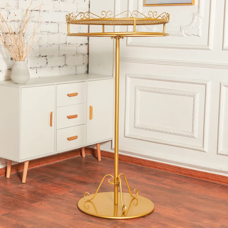 Clothing display rack Round floor rotating store display with board swimsuit Nakajima rack