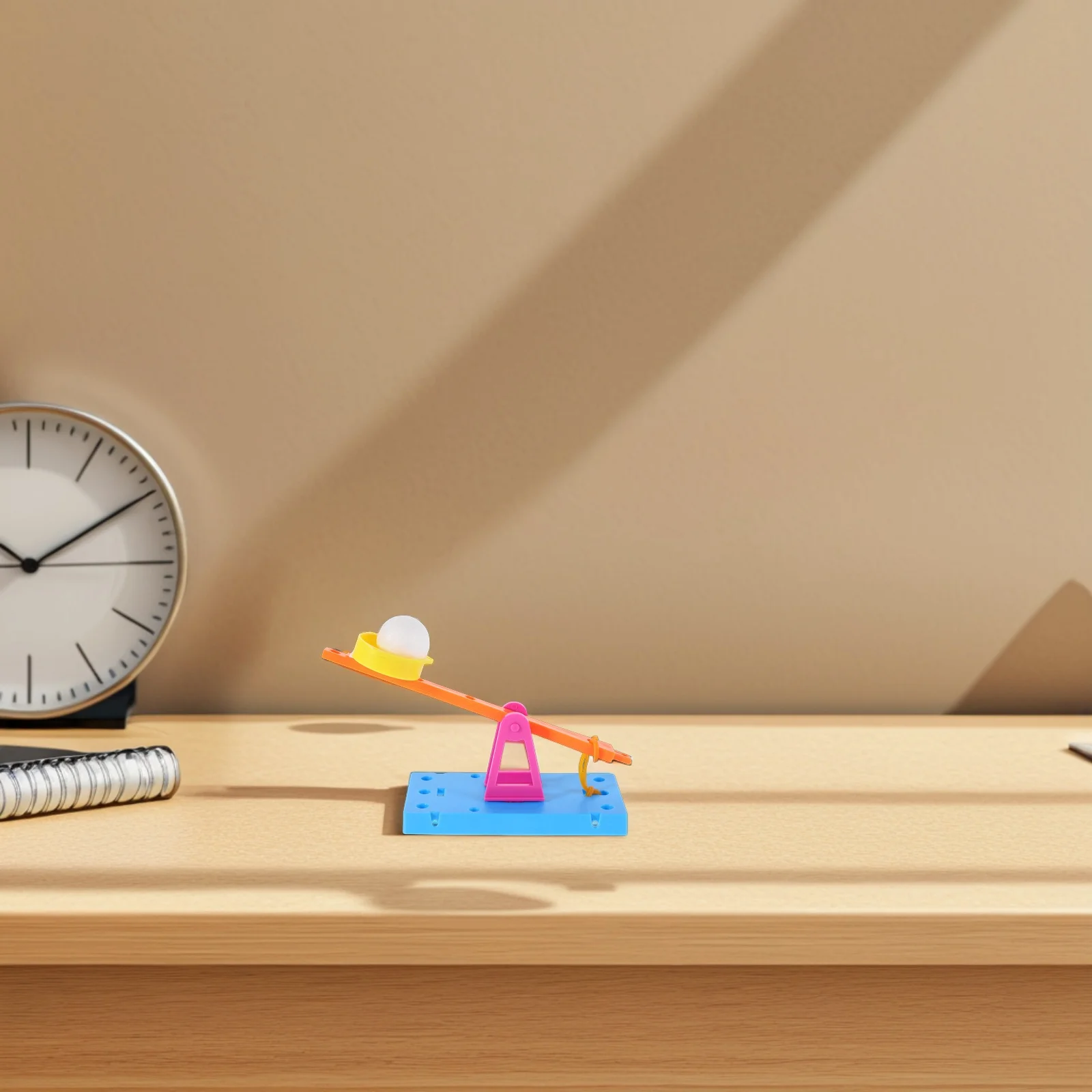 1 Set Wissenschaftliches Experimentierset für Kinder, Stammbau-Katapult, DIY-Technik, Handwerk, Physik, Erfindung, Lernen, Spaß, Desktop-Spiel