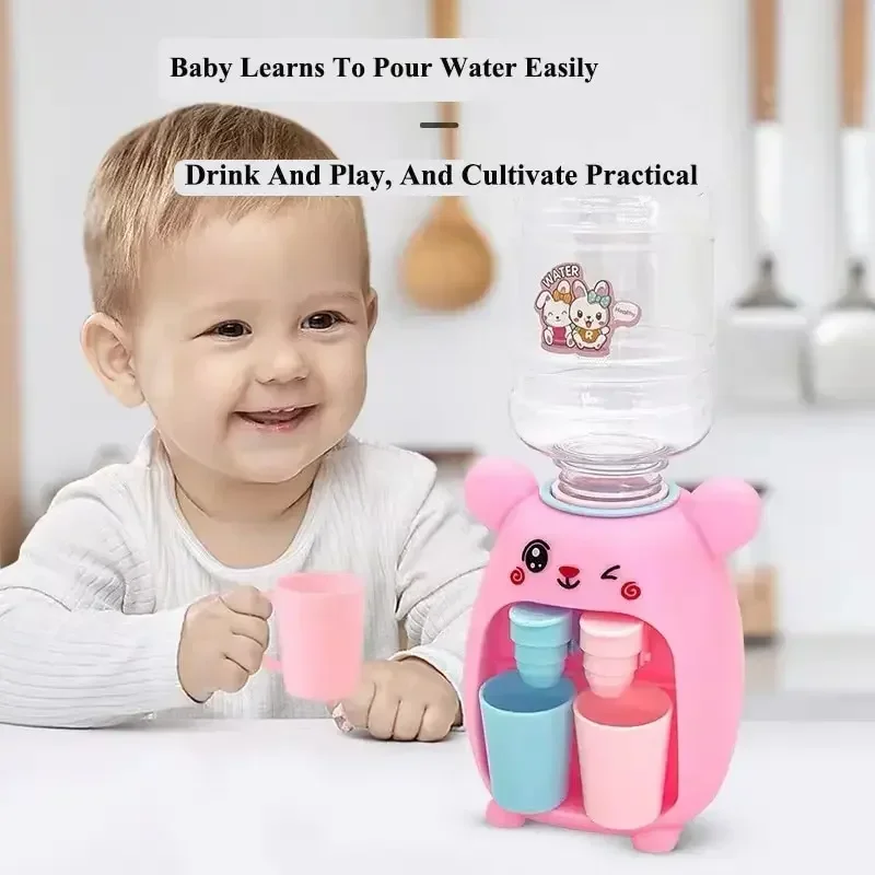 Mini jouets de cuisine pour enfants, distributeur d'eau, jus mignon, boisson au lait, simulation de cuisine, cadeaux pour filles et garçons