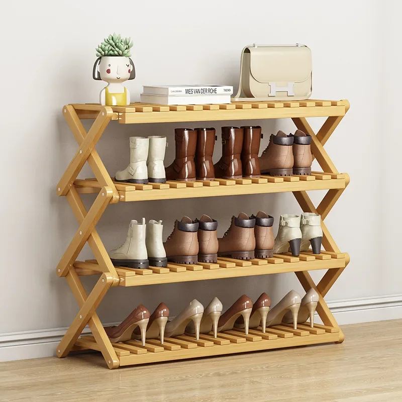 Free installation at home doorstep, simple multi-level rental house, shoe cabinet, dormitory storage, folding shoe rack