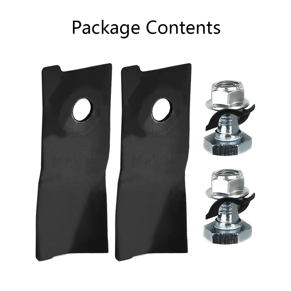 Metal High quality Lawn Mower Blades Fits For Masport 200 300 400 500 600 Blades & Bolt 125 x 45mm Hot Pro 4Pcs/Set