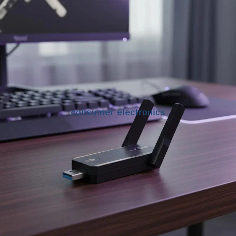 

Портативный Wi-Fi адаптер 6 AX600 USB Bluetooth 5.4, двухдиапазонный (2.4G/5Ghz) усилитель сигнала для стриминга и работы из дома, практичный