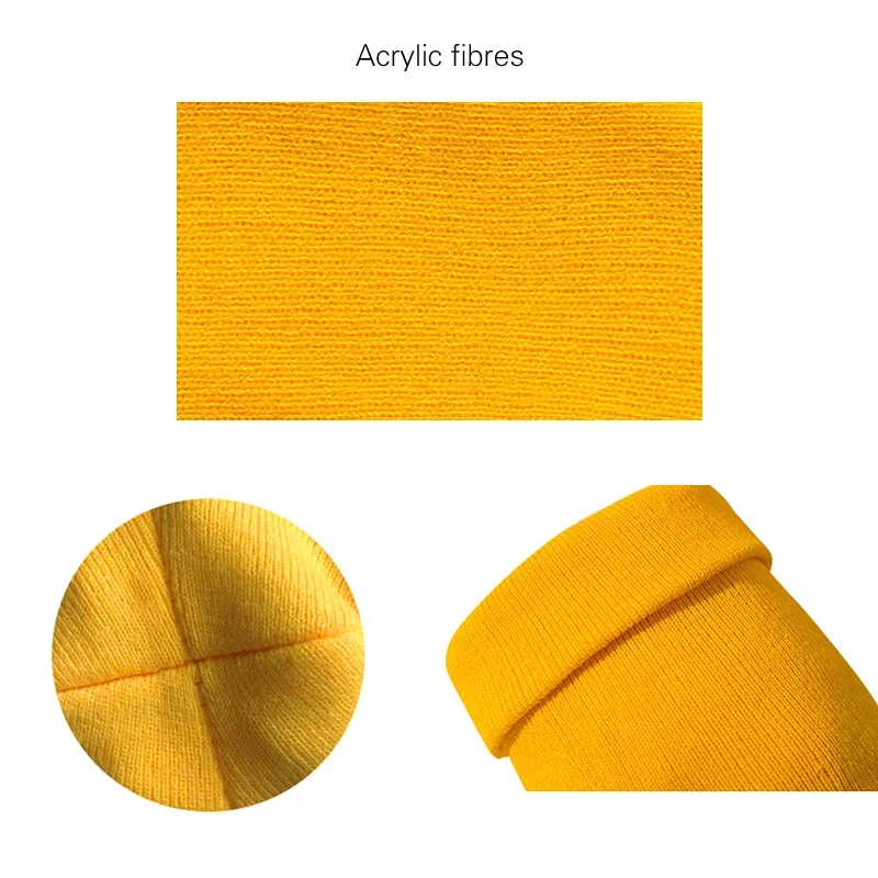 الموضة بلون محبوك قبعة صغيرة شتاء دافئ قبعات التزلج الرجال النساء متعدد الألوان Skullies قبعات لينة قبعة مرنة الرياضة بونيه