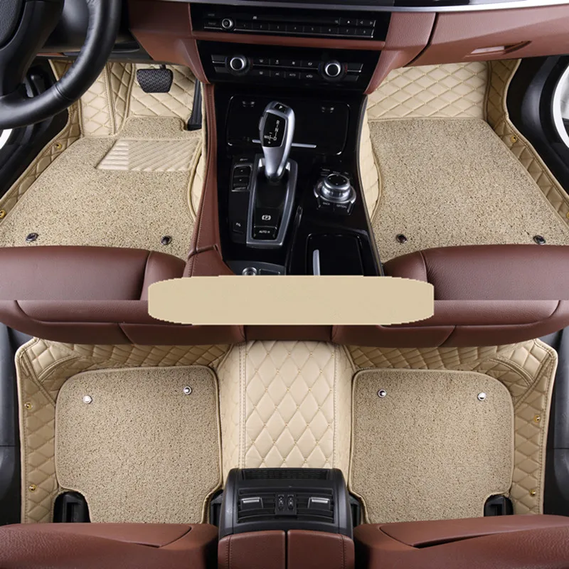 

Custom special car floor mats for Toyota Land Cruiser 300 2026-2022 5 seats Best quality double layers carpets for LC300 2024