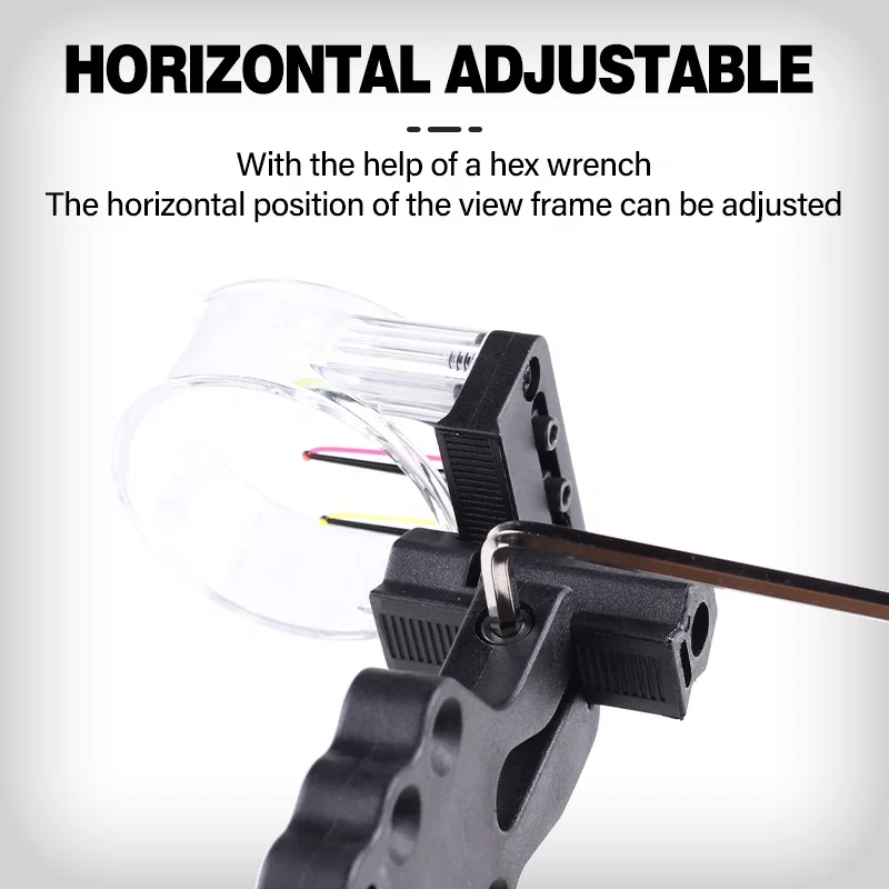 مجمع القوس البصر الرماية 3 دبابيس نطاق مجهر قابل للتعديل المعادن الصيد المهنية مركب السهم مجموعة الملحقات #5