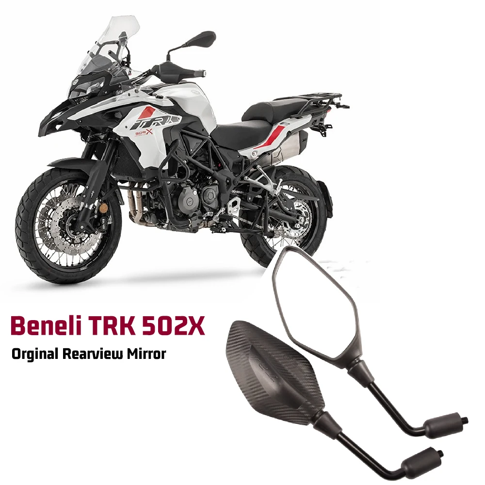 Benelli TRK502 TRK502X 2020 BJ500GS-5A/D Handlebar Motorcycle Side Rearview Mirrors TRK 502X New Motorcycle Accessories