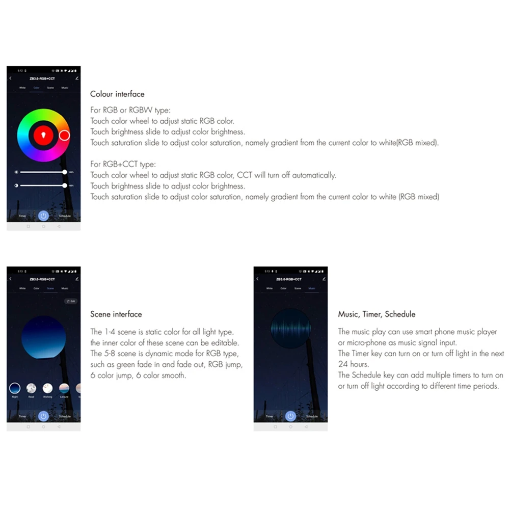 B44C Tuya Wifi Zigbee Per DALI Convertitore Dimmer Controller DC 24V DIM CCT RGB RGBW RGB e CCT Strip Smart Life APP