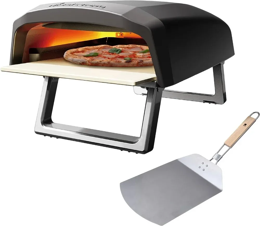 MasterPRO Napoli | Horno para Pizza | Kostenloser Gasanschluss für Rápida Coctify 500oC und Pala de Acero Inoxidable | Pizza Lis