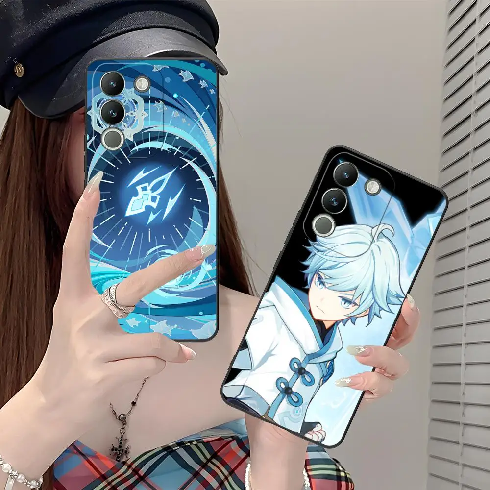 

Чехол для мобильного телефона Game GI Chongyun для VIVO Y77 76 75 74 73 72 58 56 55 51 50 38 36 Y19 Y18 Y03 Y01 5G с красочным принтом