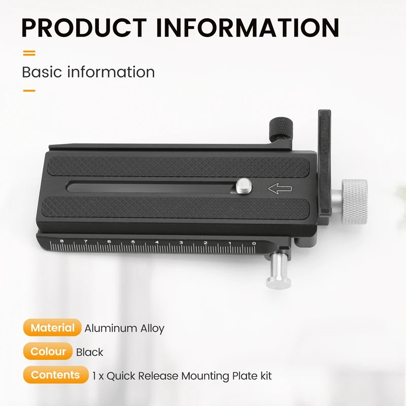 Quick-Release-1-4"-Mounting-Plate-For-WEEBILL-S--WEEBILL-LAB-Gimbal-Handheld-Stabilizer Y47A