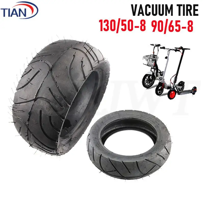 

8-inch 90/65-8 front vacuum tire tubeless 130/50-8 rear tire suitable for small monkey motorcycle electric scooter