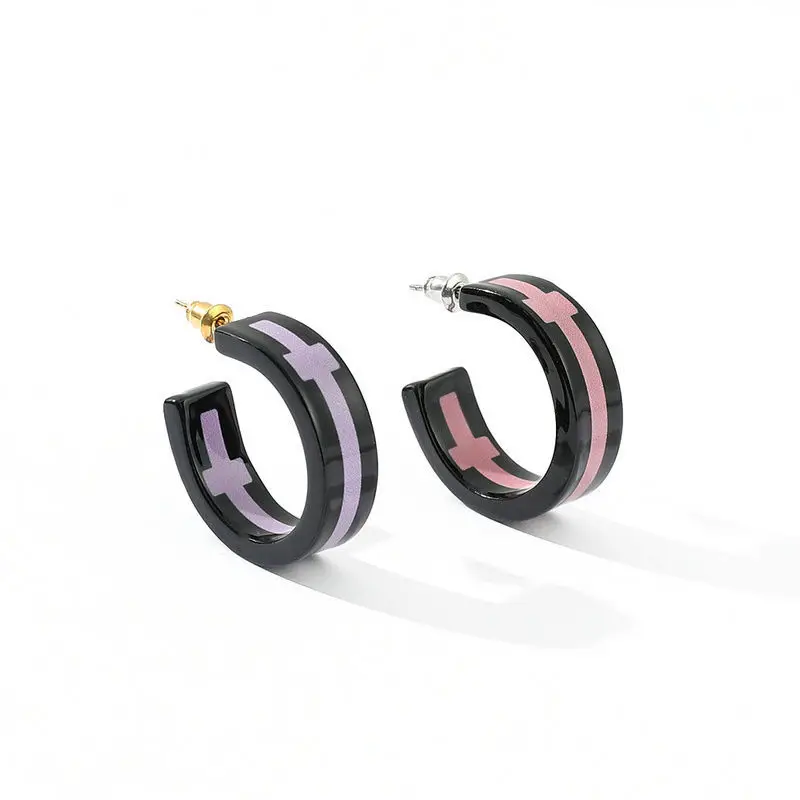 Anime around Tokyo Avengers Mitani Takashi ring cross earrings Cool girl trend everything goes with earrings