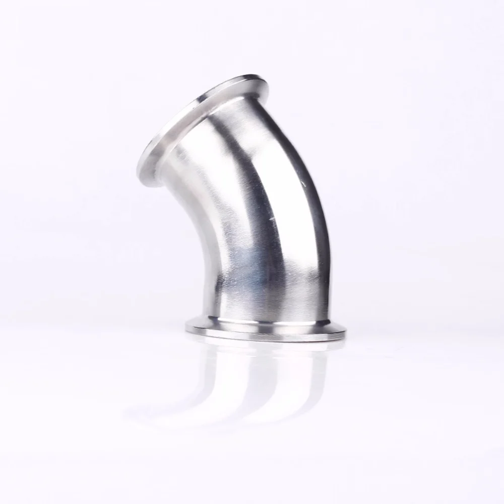

Tri-Clamp Φ45Φ51mm OD 64mm 45°Elbow Sanitary 304 Stainless Steel 45°Quick-Connect Elbow