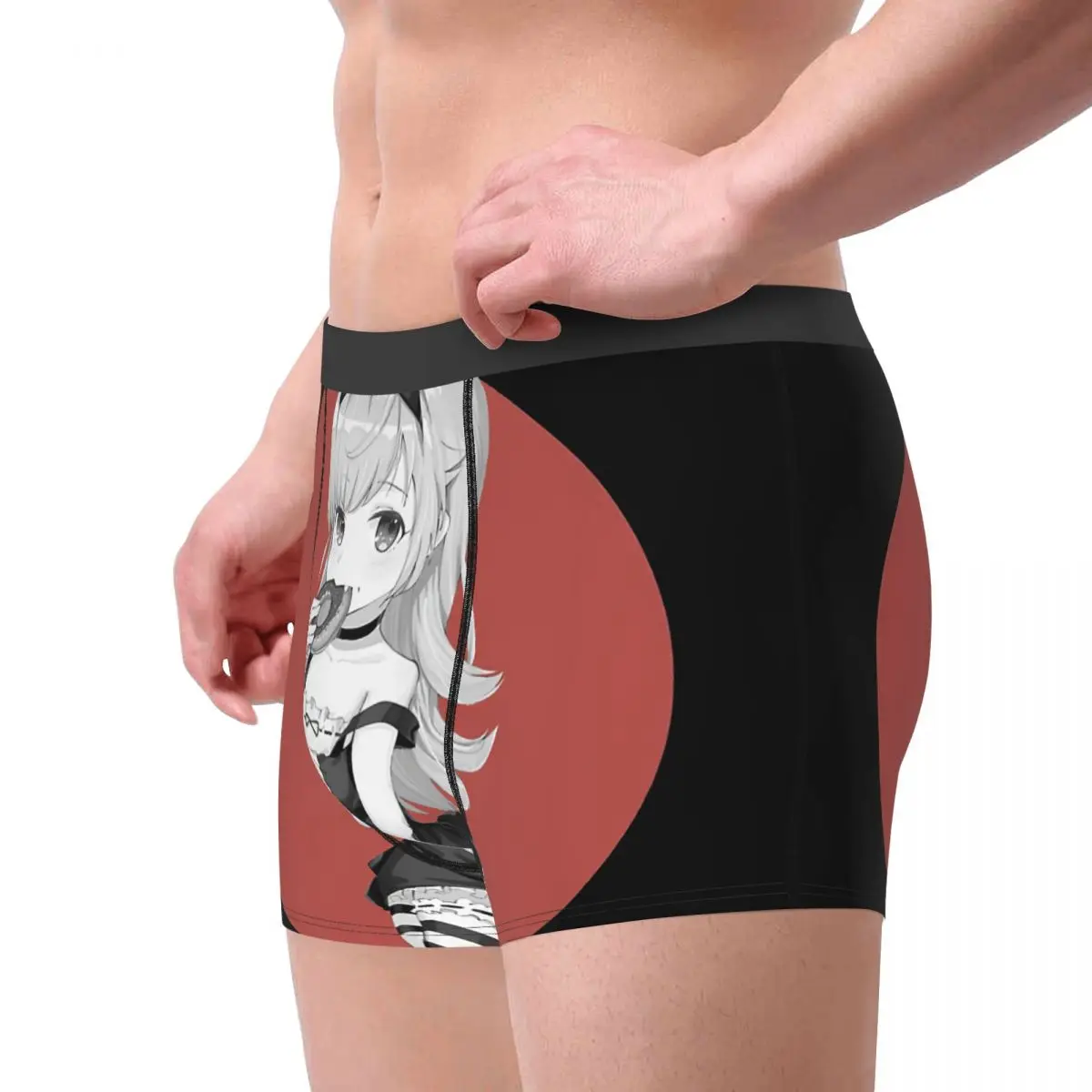 Shinobu Underpants Breathbale Panties Male Underwear Print Shorts Boxer Briefs