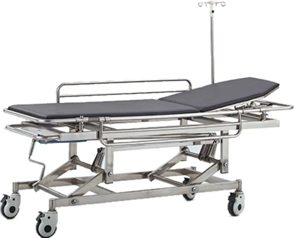 

Hydraulic transport hospital emergency room patient transfer medical ambulance stretcher bed HE-5