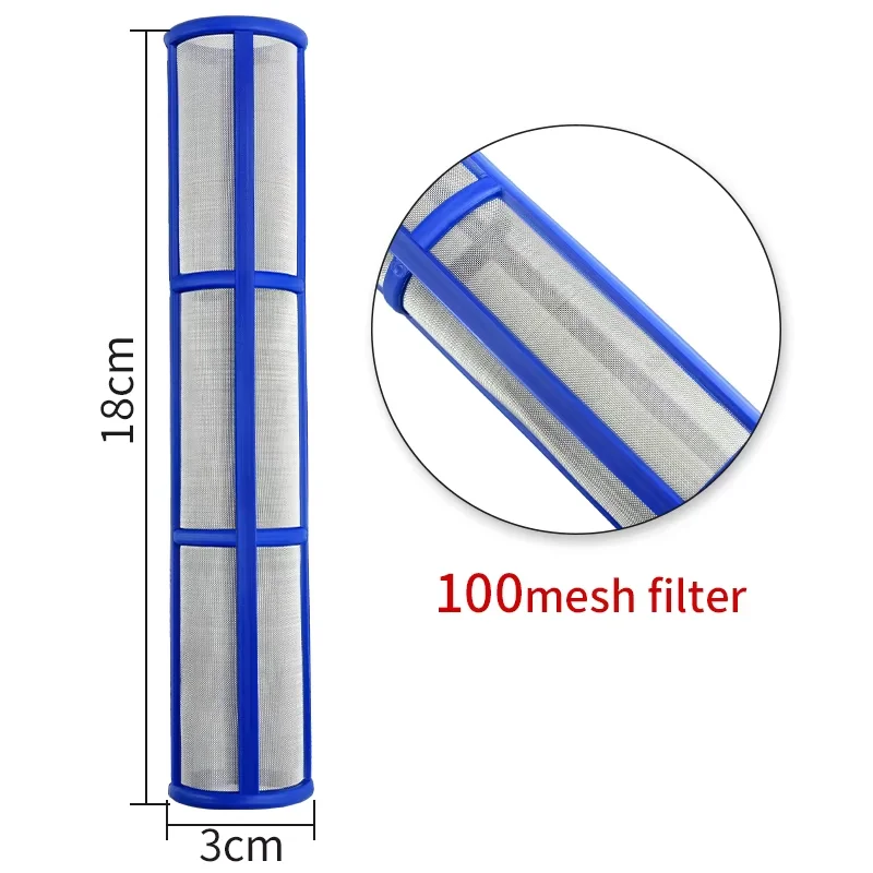 3 Pcs Long Vertical Easy Out Manifold Filters for G r a c  Airless Paint Sprayer G max II 30 60 100 200 Mesh