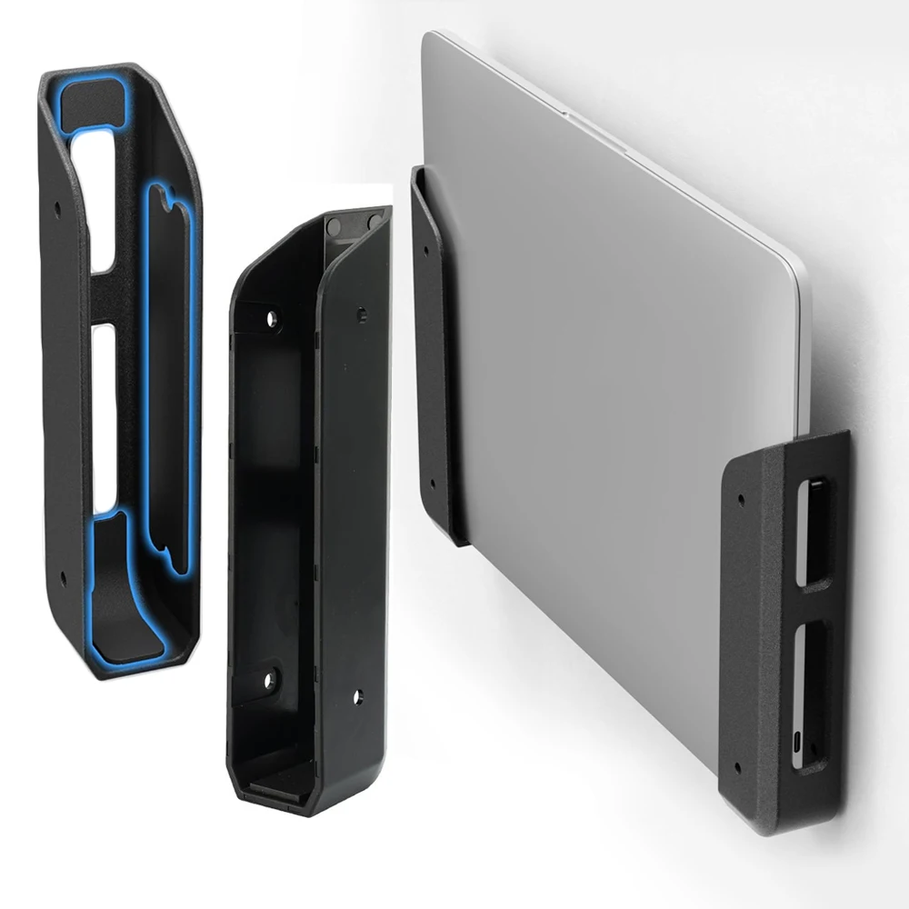 Under/wall-mounted Table Laptop Storage Stand Laptop Rack Charging Stand Tray Organizer Bracket Desktop For Ipad Tablet Stand