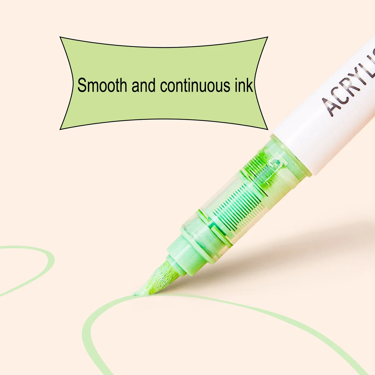 مجموعة أقلام تحديد فنية احترافية مكونة من 9 ألوان/صندوق - علامات أكريليك سائلة بخط مستقيم للرسم على الجدران بنفسك