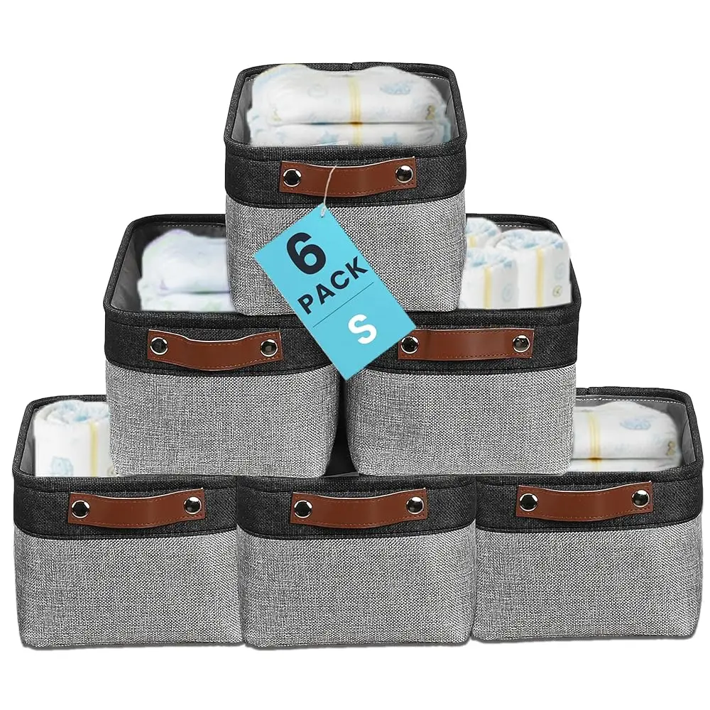 

Узкие корзины для хранения 15x06 дюймов, маленькие корзины для полок в шкафу, корзины для хранения в ванной комнате, узкие корзины, тканевые органайзеры