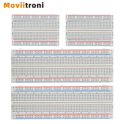 400 / 830 Tie Points Solderless Breadboard MB-102 Prototype Universal PCB Jumper Dupont Test Bread Board