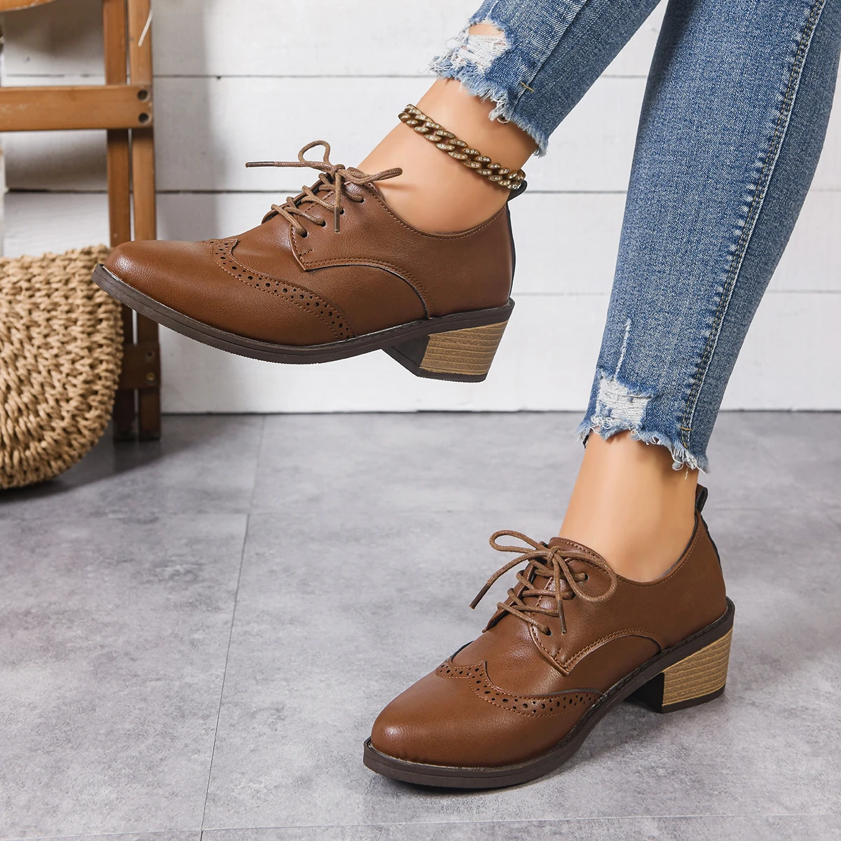 المرأة الربيع والخريف النمط البريطاني الجديد شقة الراحة كعب منخفض كسول الصنادل المسطحة عارضة بلون المتسكعون #4