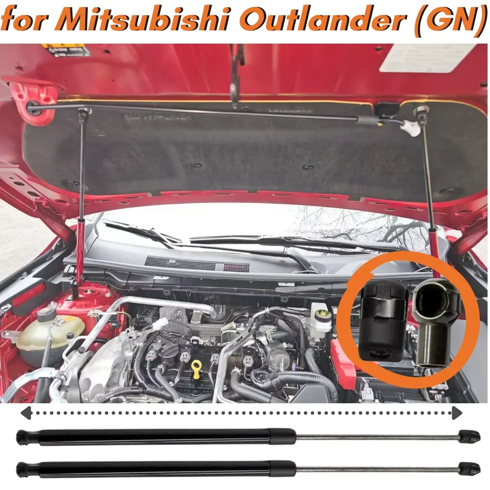 

Qty(2) Hood Struts for Mitsubishi Outlander 4th (GN) 2021-2024 not for PHEV Front Bonnet Gas Springs Shock Lift Supports Dampers