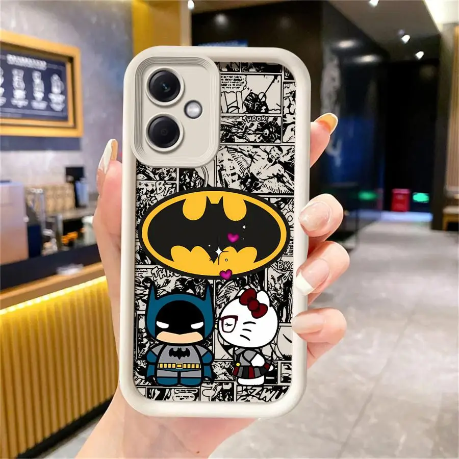 B-Batman Hero Logo Phone Case for Redmi 12 4G 12C 13C 4G 5G Poco X3 NFC X3 Pro C50 C51 C61 A1 A2  Plus A3 A3x