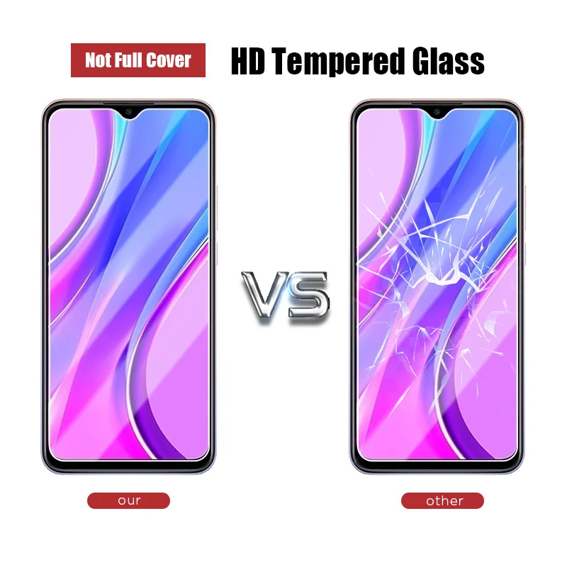 3PCS Tempered Glass For Xiaomi Redmi Note 11 10 9 8 7 Pro 11T 9S 10S 8T 10T Protective Glass For Redmi 9T 9A 9C 8A