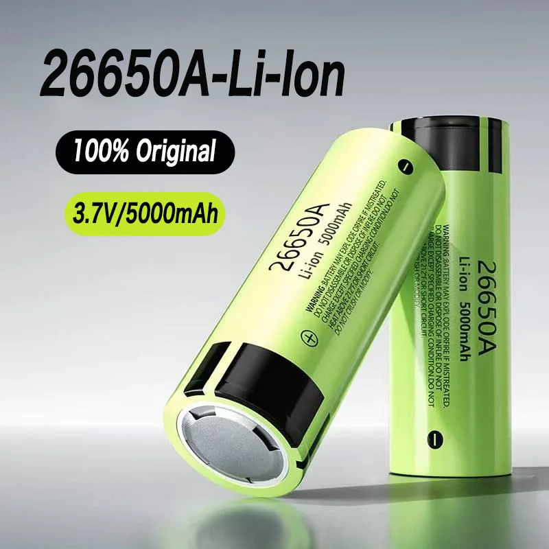 

3.7V 26650A 5.0Ah Assembleable lithium battery,for flashlights, fans,built-in battery cell, electric lights, solar lights，Toys