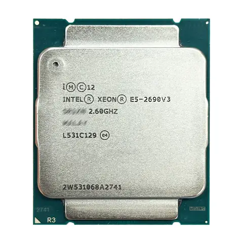 Intel Xeon E5 2690 V3 E5-2690V3 2.6 GHz Used Twelve-Core Twenty-four-Thread 30MB 135W CPU  LGA 2011