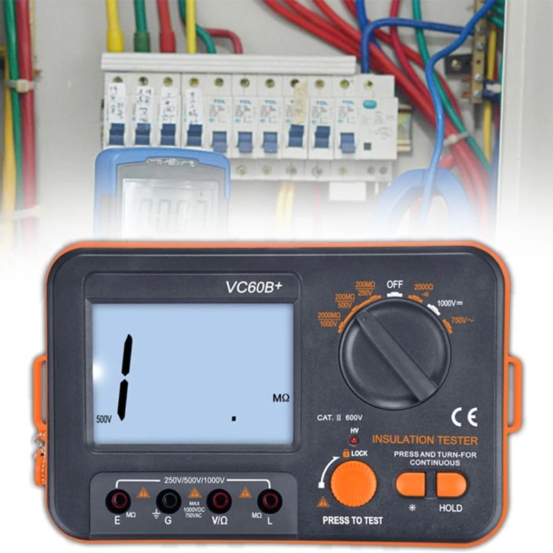 K1MF Megohm Meter for DC 250 1000V 750V Measurement Insulation Tester