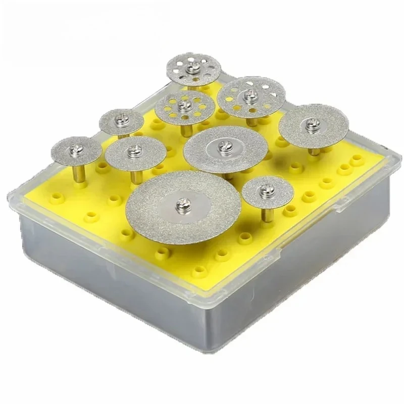 10pcs Circular Saw Blade - Diameter 16/19/20/22/25/30/40mm, Grinding & Cutting Disk | Dremel Accessories For Rotary Tools