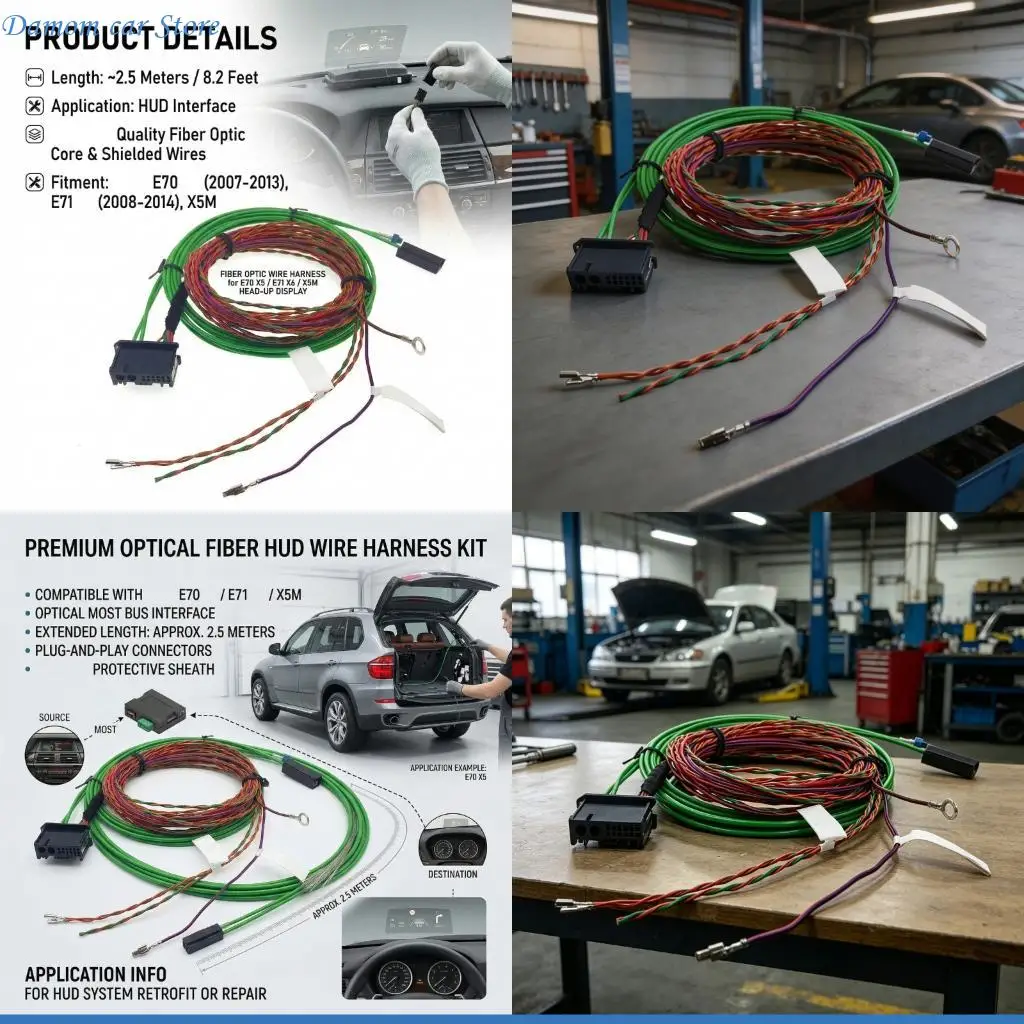 A2UC Vehicle Specific Fiber Optically Harness Designed For Easy Installation And Use