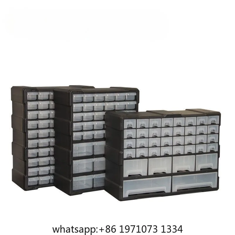 Plastic Drawer Type Parts Storage Box Screw Accessories Packaging Tool Box Transparent Multifunction Waterproof Thicken Boxes