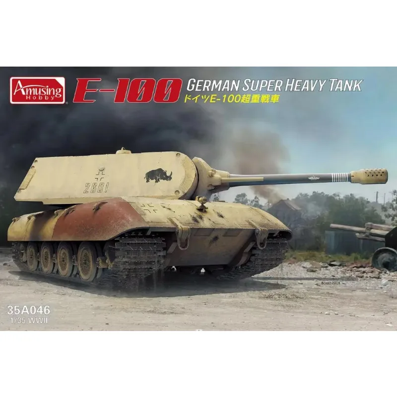 

35A046 Scale 1/35 WWII German E100 Super Heavy TankBy Amusing Model Hobby