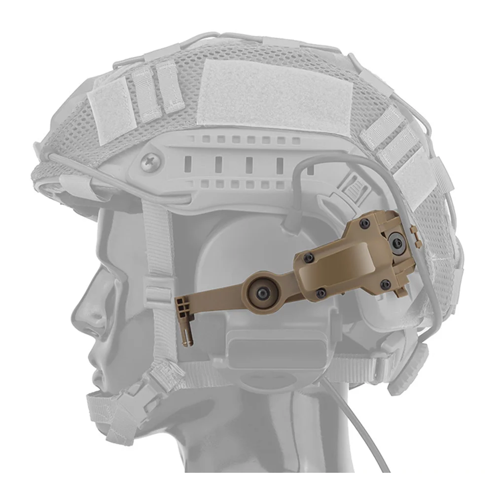 

Набор для тактических наушников C-series, комплект переходников для шлема ARC/Венди рельс, подходит для наушников с несколькими углами