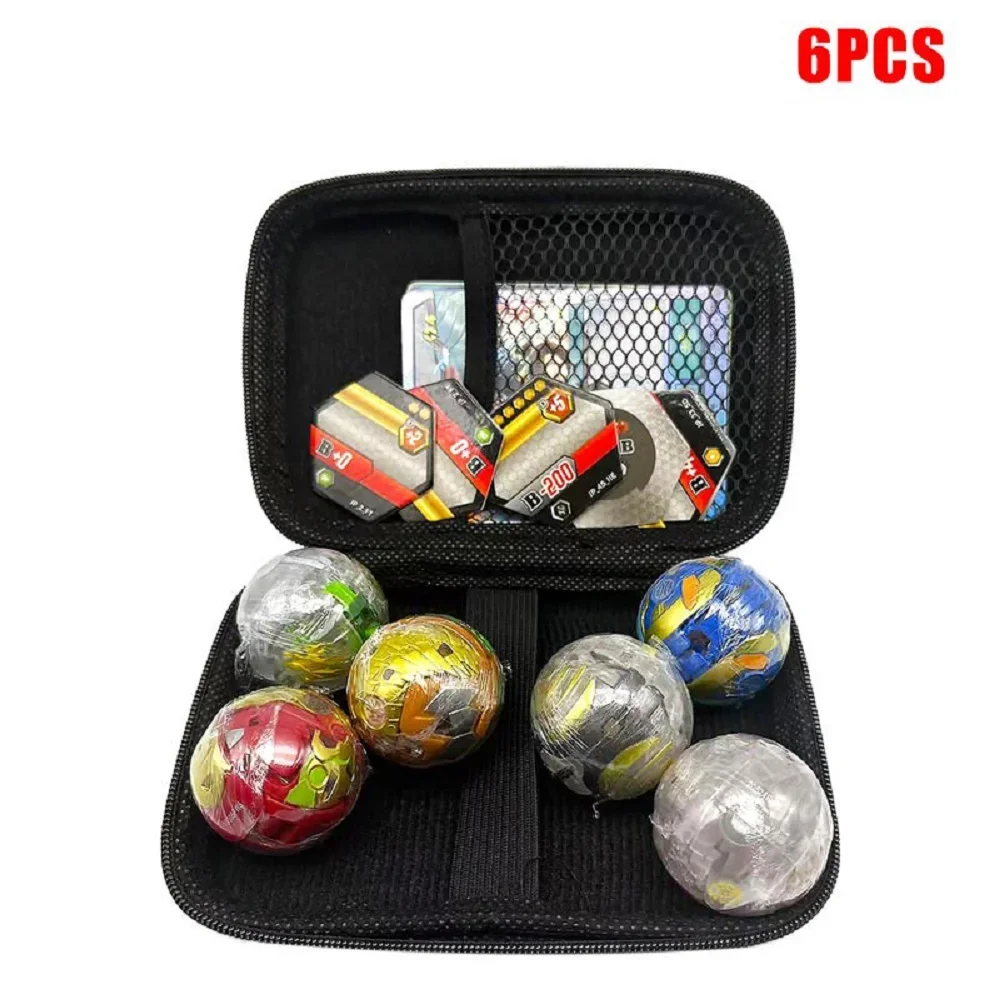 Nuevo 4/6/8/10/12/15 Bakugans juguete de deformación de dibujos animados herramienta de muñeca de alta gama caja de almacen
