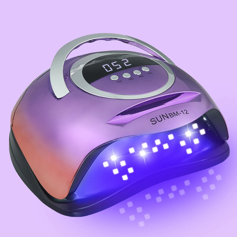 TFSCLOIN UV LED Nail Lamp 72LEDS for Professional Saloon Fast Nail Gel Dryer With 4 Timers Automatic Sensor LCD Display