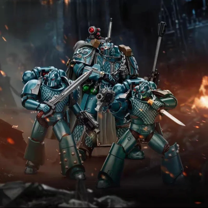 

In Stock Joytoy Source Horus Chaos Alpha Legion Headhunter Ishudus Actionable Soldier Charm Collectible Gift Series Ornaments