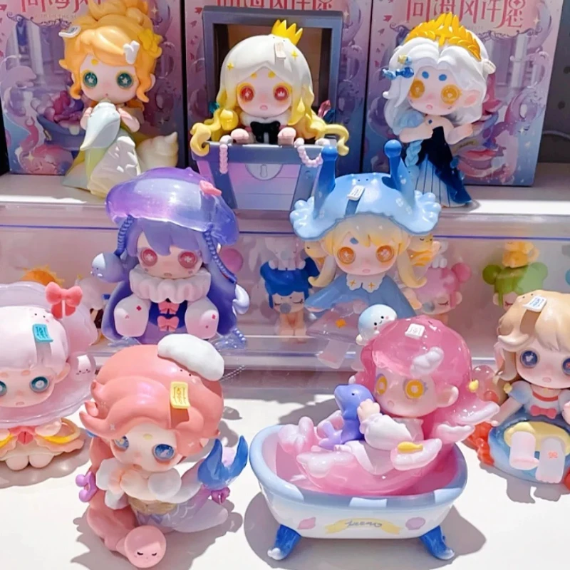 

Genuine Keeno WISH ON THE SEA BREEZE Series Blind Box Mystery Box Caixa Sorpresa Girls Anime Figures Cute Model Birthday Gift