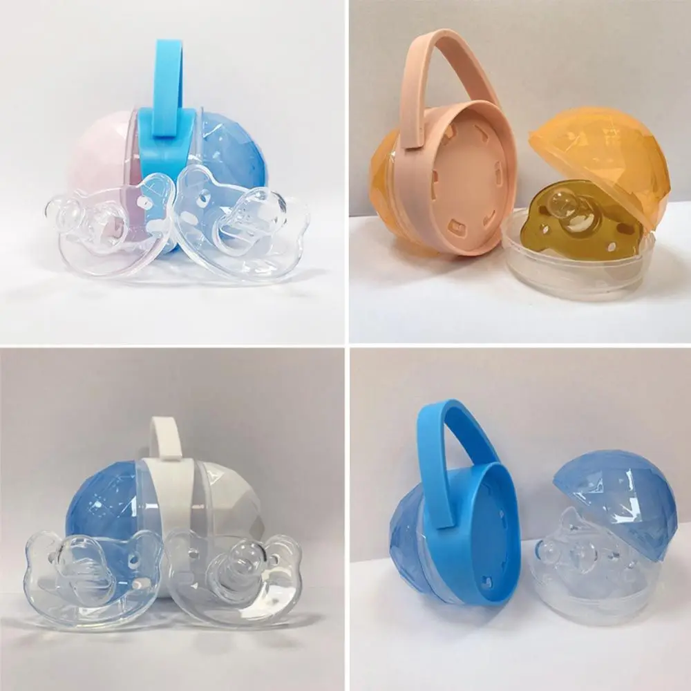 Baby Shower Gift Nipple Holder Case Soother Container Holder Baby Pacifier Box Snack Storage Case Pacifier Storage Box