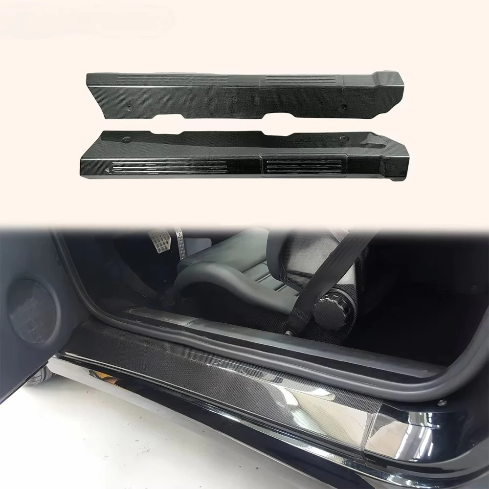 

For Ferrari F430 430 2005-09 Body Parts 1K Plain Carbon Side Inner Door Sill Panels Cover