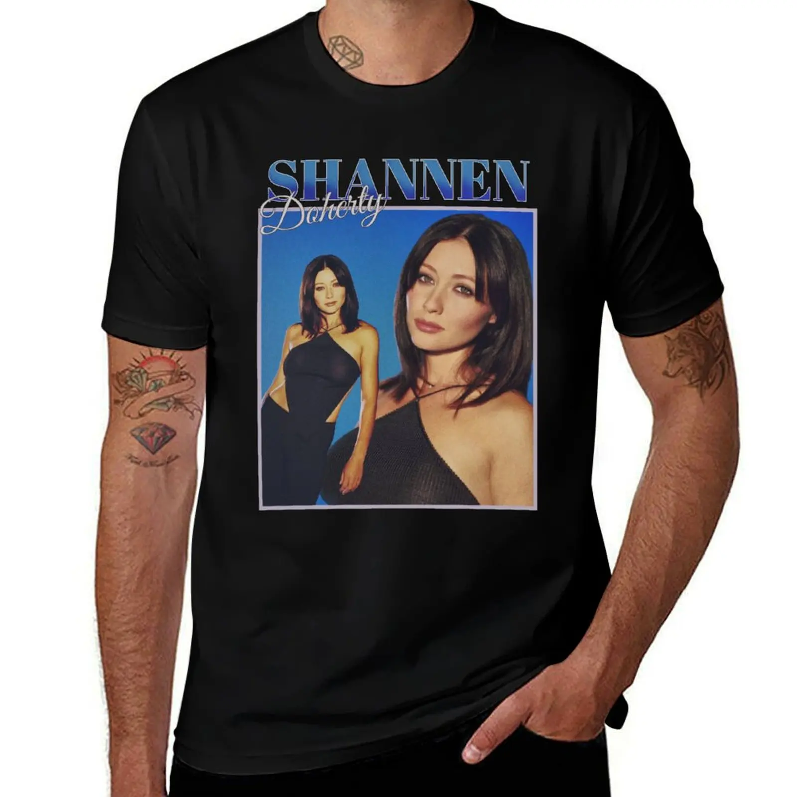 

Shannen Doherty Retro Shirt T-Shirt t shirt personalised cotton t shirts high quality funny t shirts dark humor T-Shirt