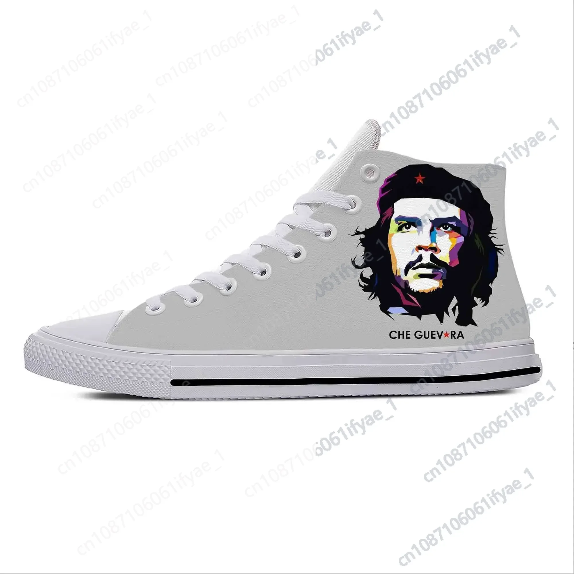 

Hot Cool Che Guevara Communism Socialism Cuba Cuban Casual Shoes High Top Lightweight Men Women Sneakers Classic Board Shoes