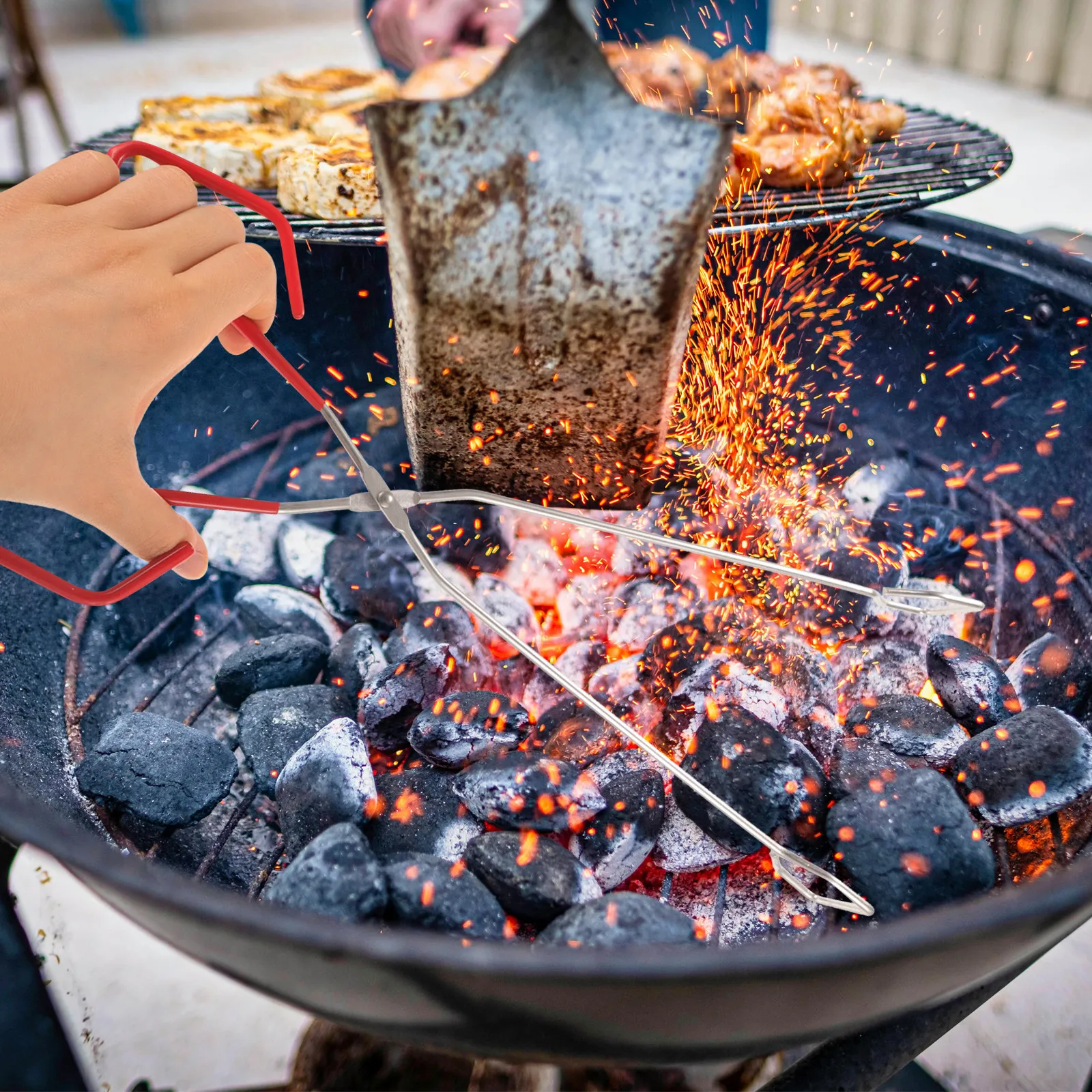 Extended Fire Pit Tong Charcoa - огляд і ціна Outdoor Camping Fire Pit