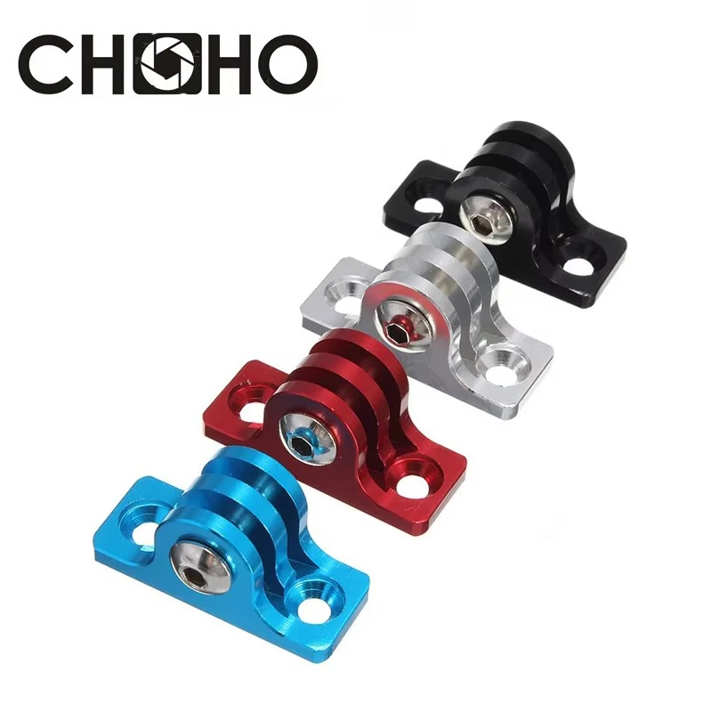 Крепление с ЧПУ, плоское фиксированное алюминиевое основание, поверхность для доски для серфинга с низким углом для GoPro 12 13 11 10 DJI Action4 Inseta360 X4, аксессуары