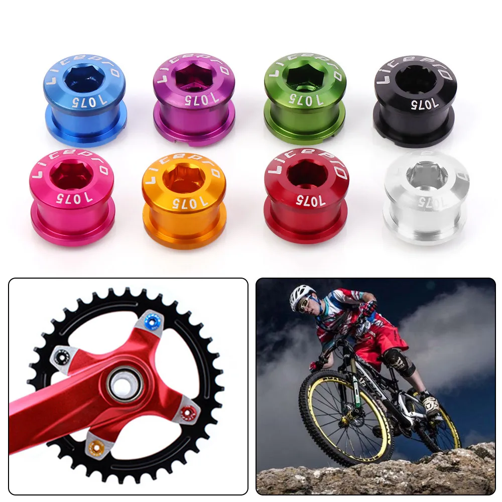 Tornillos de plato de aleación para accesorios bicicleta de carretera - imagen 4